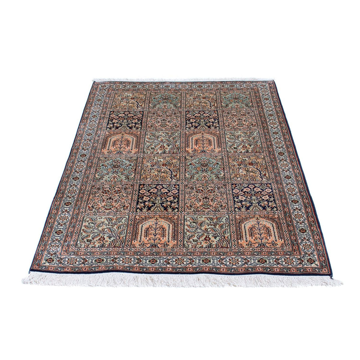 Jedwabny dywan - Kashmir Silk - 152 x 94 cm - wielokolorowy