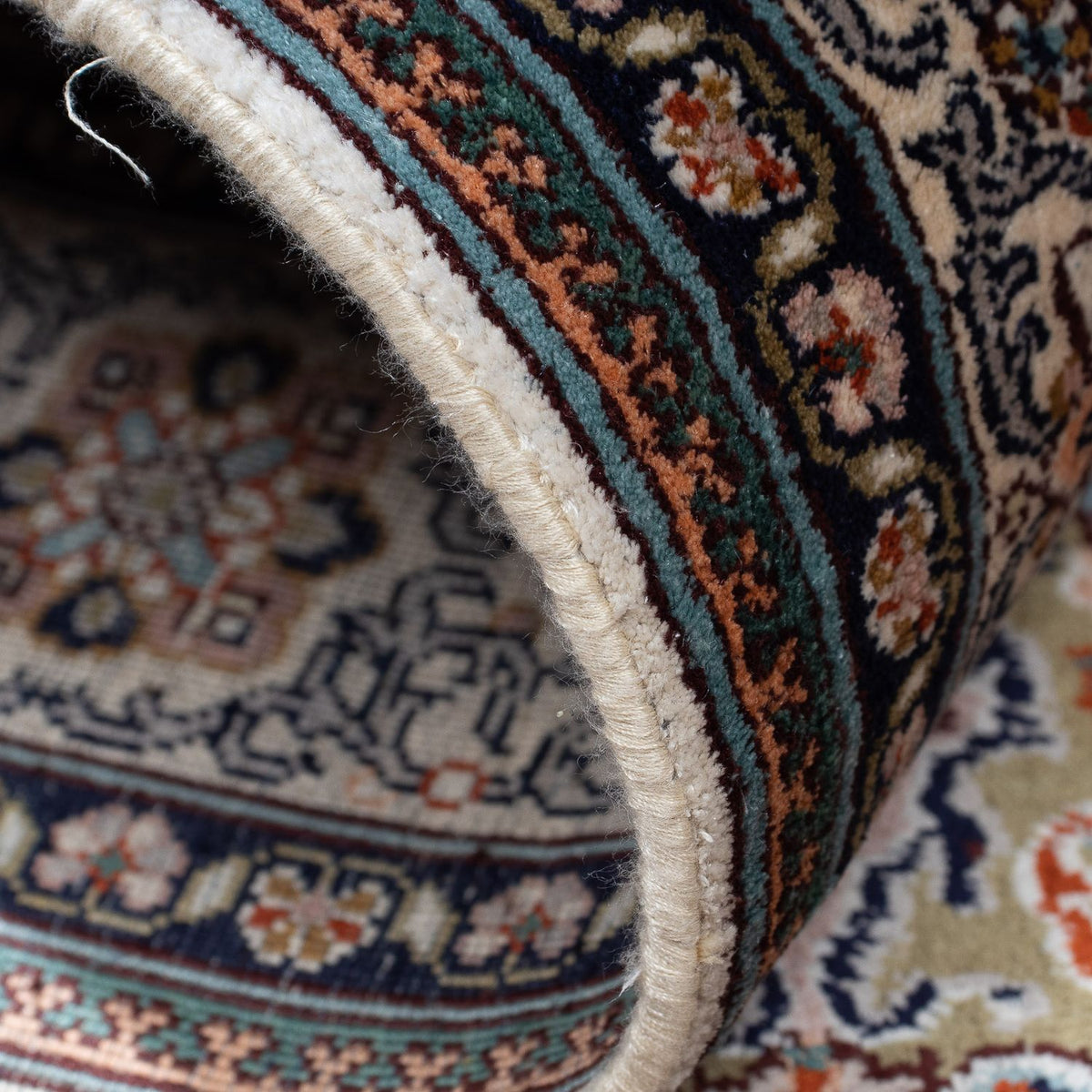 Jedwabny dywan - Kashmir Silk - 152 x 96 cm - wielokolorowy