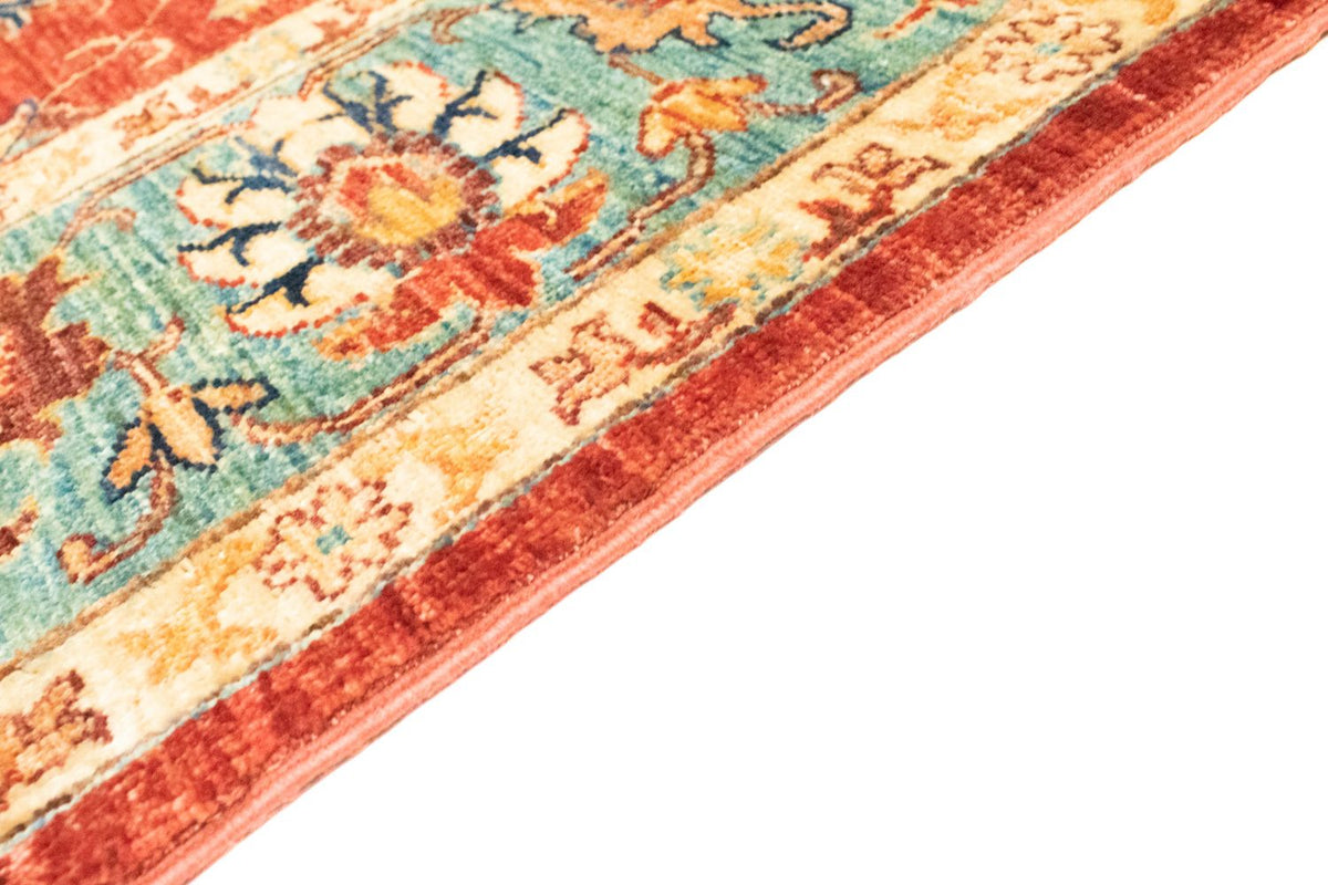 Dywan afgański - 201 x 149 cm - czerwony