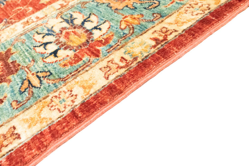 Dywan afgański - 201 x 149 cm - czerwony