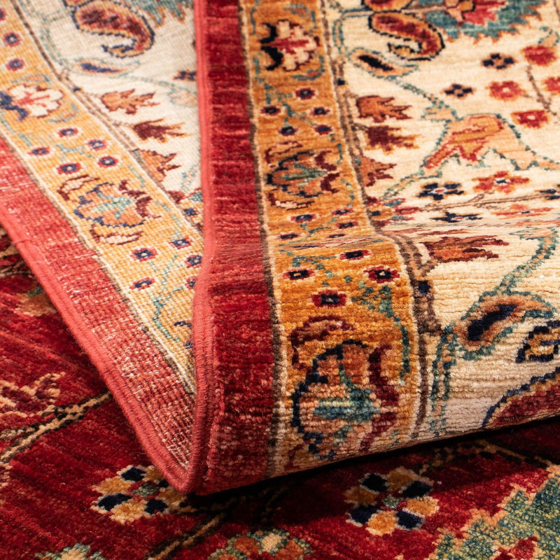 Dywan Zieglera - 238 x 166 cm - ciemna czerwień