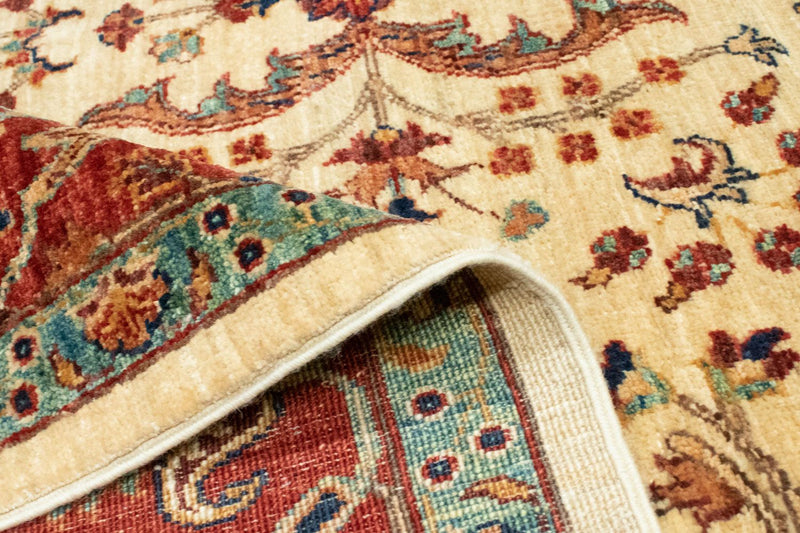 Dywan afgański - 199 x 156 cm - beżowy