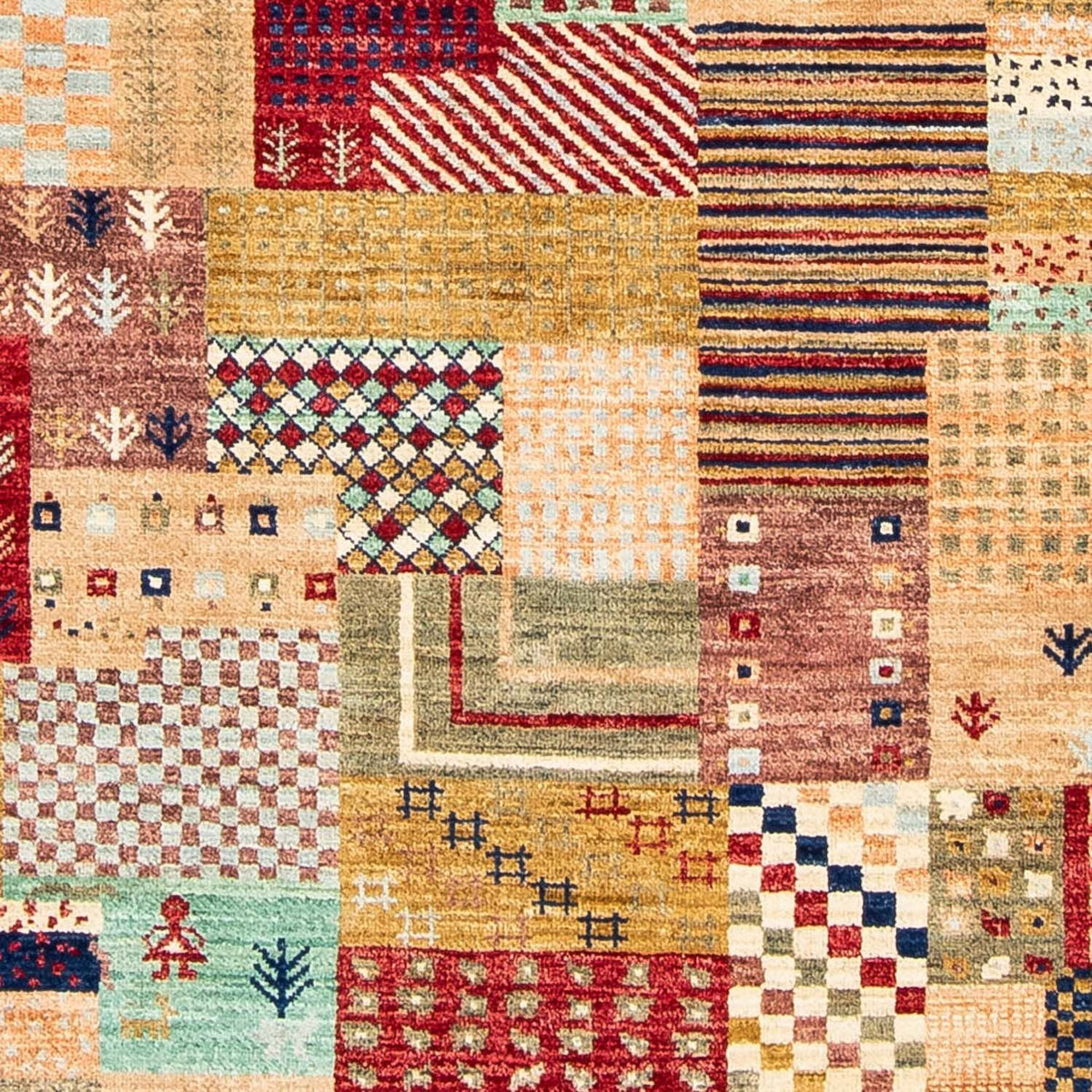 Dywan Gabbeh - Loribaft Perski - 235 x 173 cm - beżowy