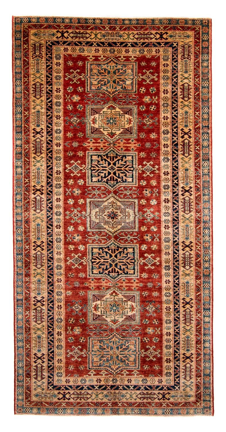 Dywan Ziegler - Kazak - 312 x 158 cm - ciemna czerwień