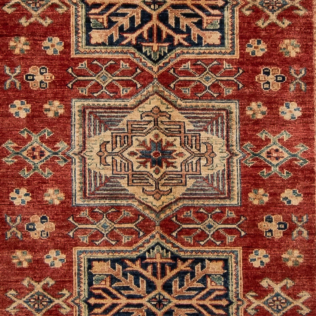 Dywan Ziegler - Kazak - 312 x 158 cm - ciemna czerwień