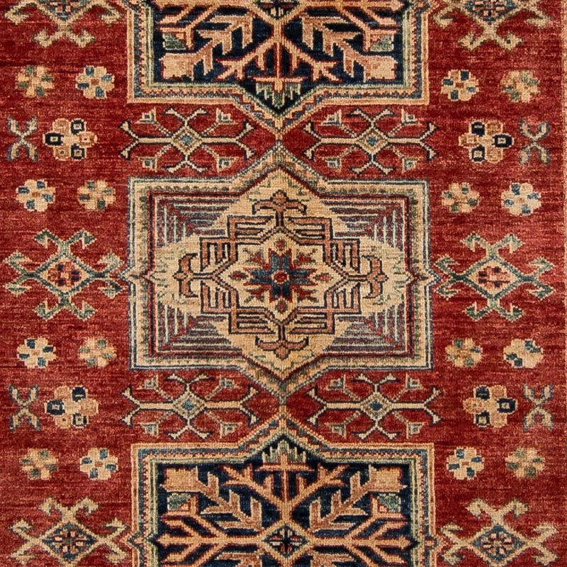 Dywan Ziegler - Kazak - 312 x 158 cm - ciemna czerwień