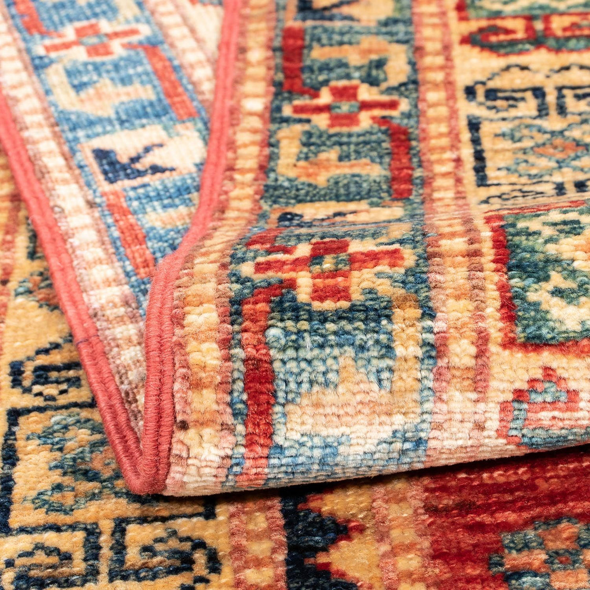 Biegacz Dywan Ziegler - Kazak - 266 x 77 cm - czerwony