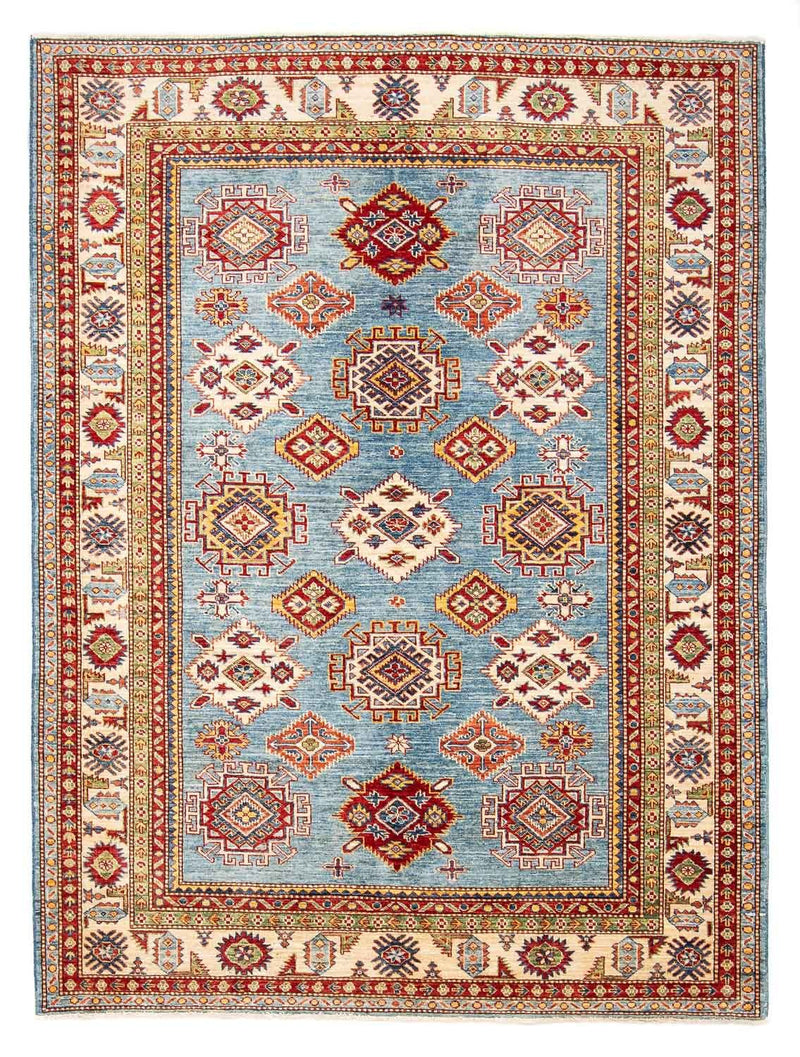 Dywan Ziegler - Kazak - 233 x 184 cm - jasnoniebieski