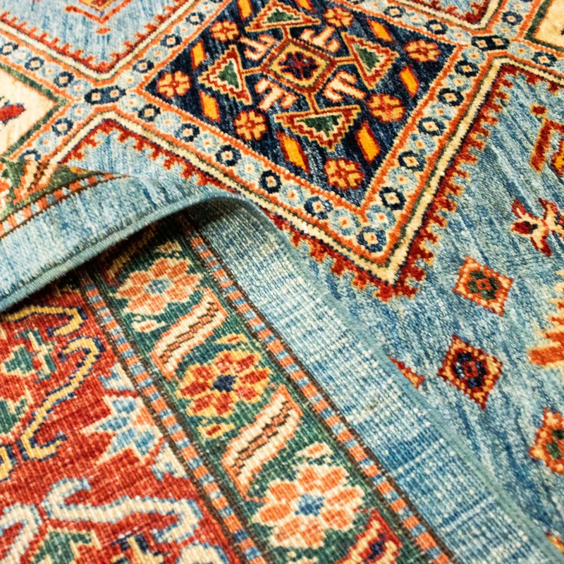 Dywan Ziegler - Kazak - 271 x 184 cm - jasnoniebieski