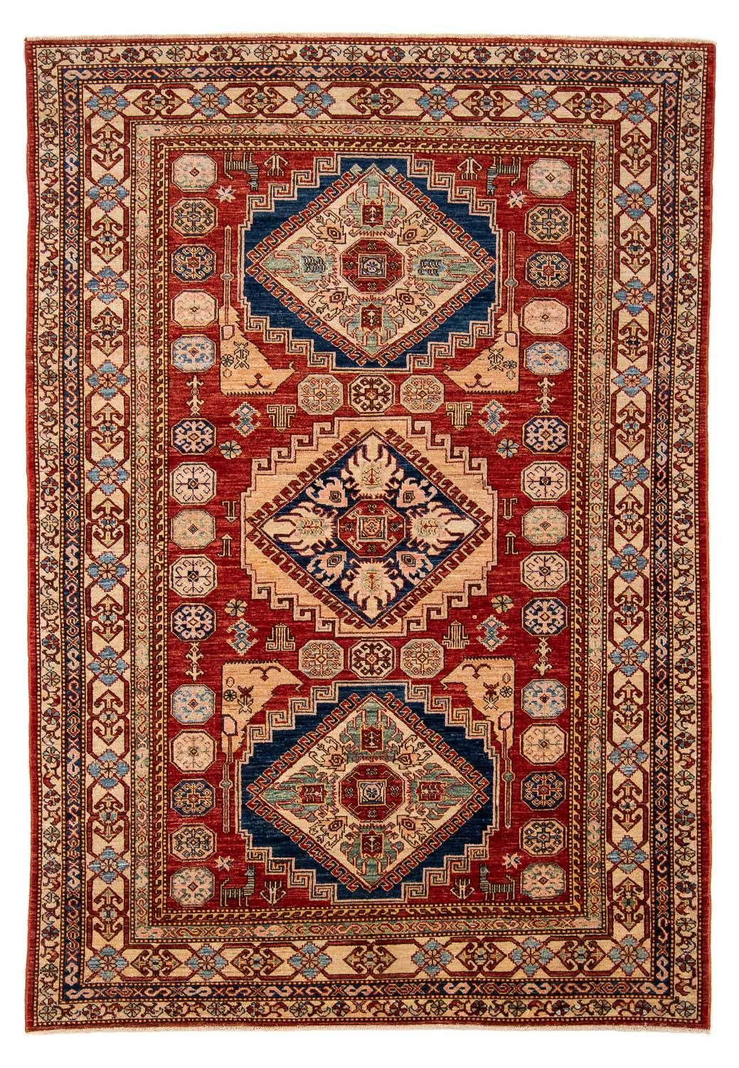 Dywan Ziegler - Kazak - 242 x 167 cm - ciemna czerwień