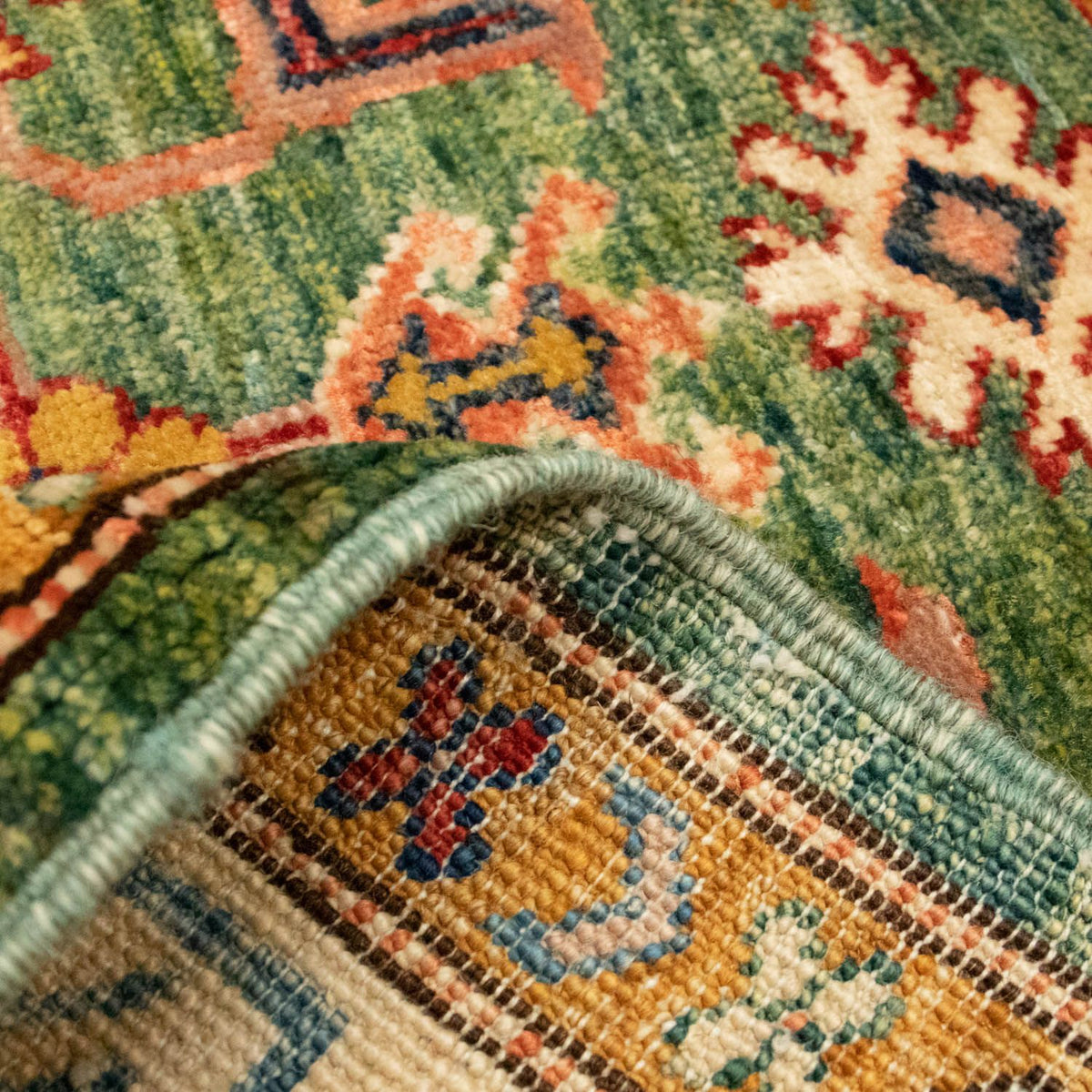 Dywan Ziegler - Kazak - 157 x 95 cm - zielona