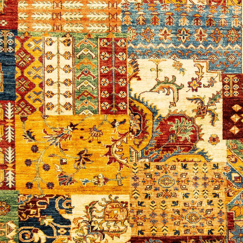 Dywan patchworkowy - 247 x 181 cm - wielokolorowy