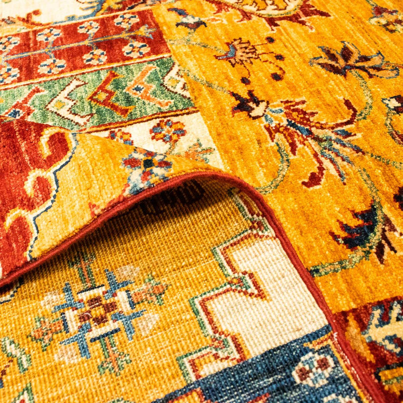 Dywan patchworkowy - 247 x 181 cm - wielokolorowy