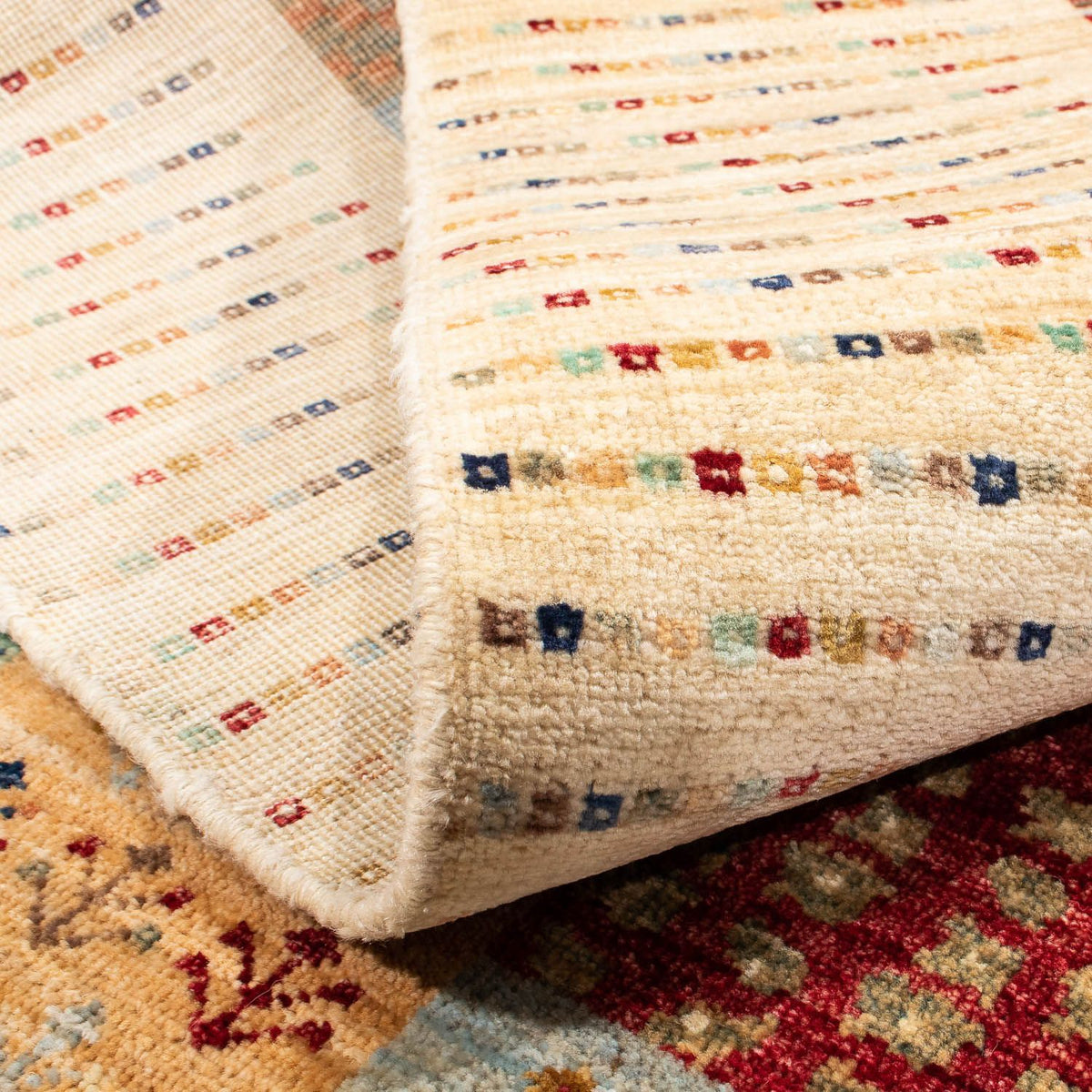 Dywan Gabbeh - Loribaft Perski - 238 x 170 cm - jasnobrązowy