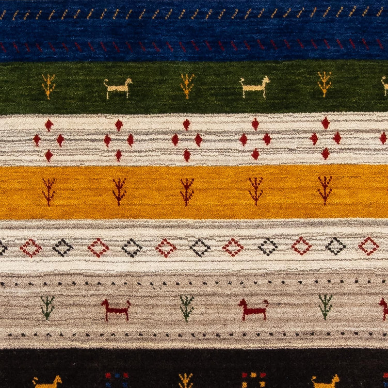 Dywan Gabbeh - Loribaft Perski - 200 x 144 cm - wielokolorowy