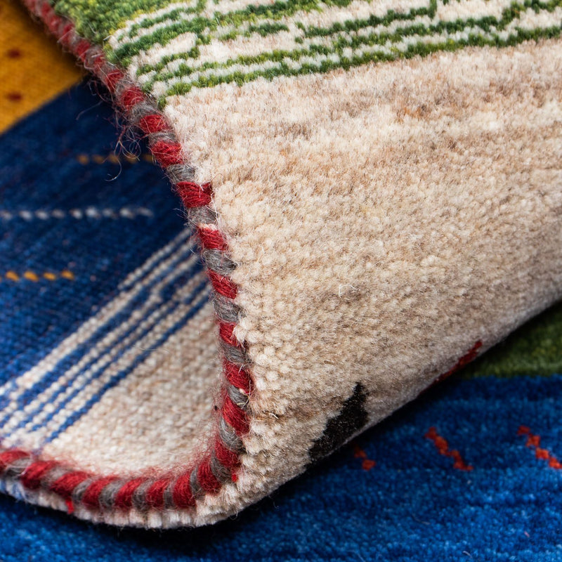 Dywan Gabbeh - Loribaft Perski - 200 x 144 cm - wielokolorowy