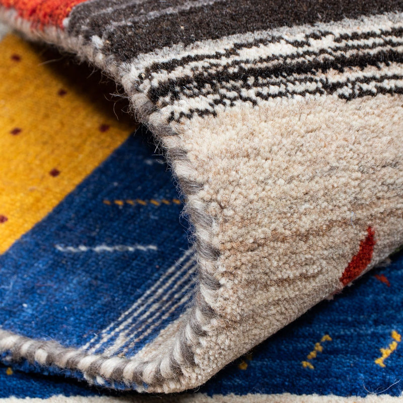 Dywan Gabbeh - Loribaft Perski - 202 x 142 cm - wielokolorowy