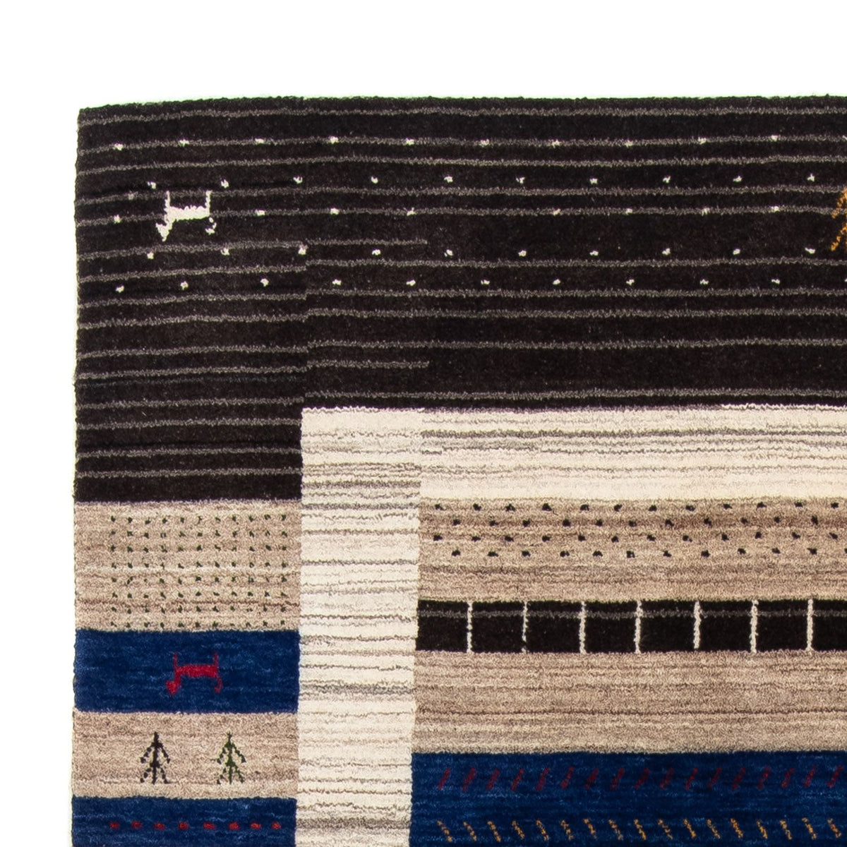 Dywan Gabbeh - Loribaft Perski - 200 x 140 cm - wielokolorowy