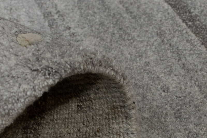 Dywan z Nepalu - 90 x 60 cm - szary