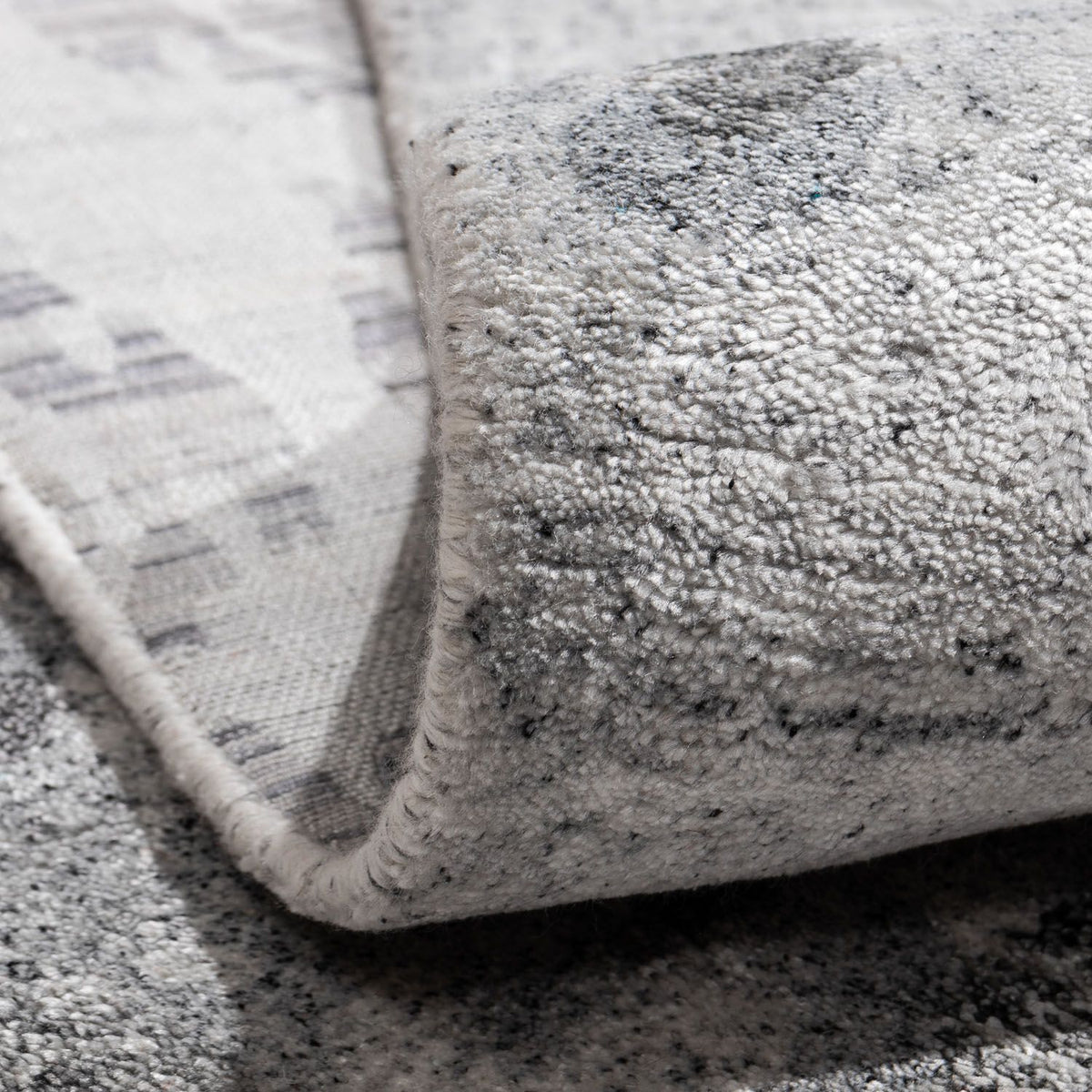 Designerski dywan - 300 x 200 cm - srebrny