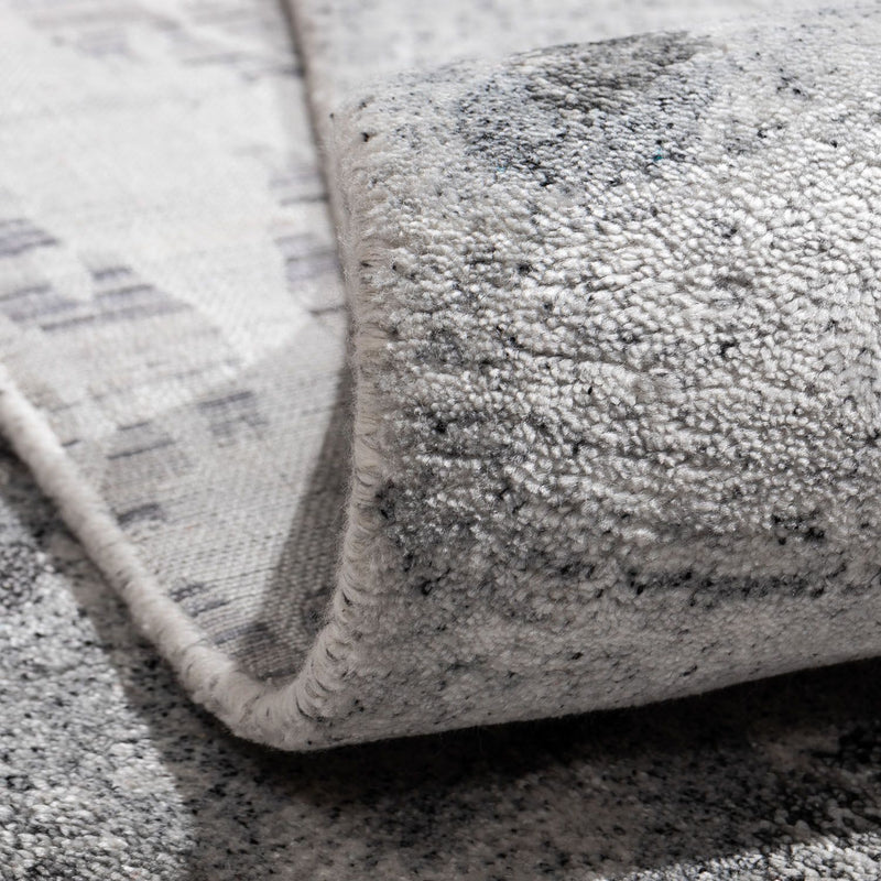 Designerski dywan - 300 x 200 cm - srebrny