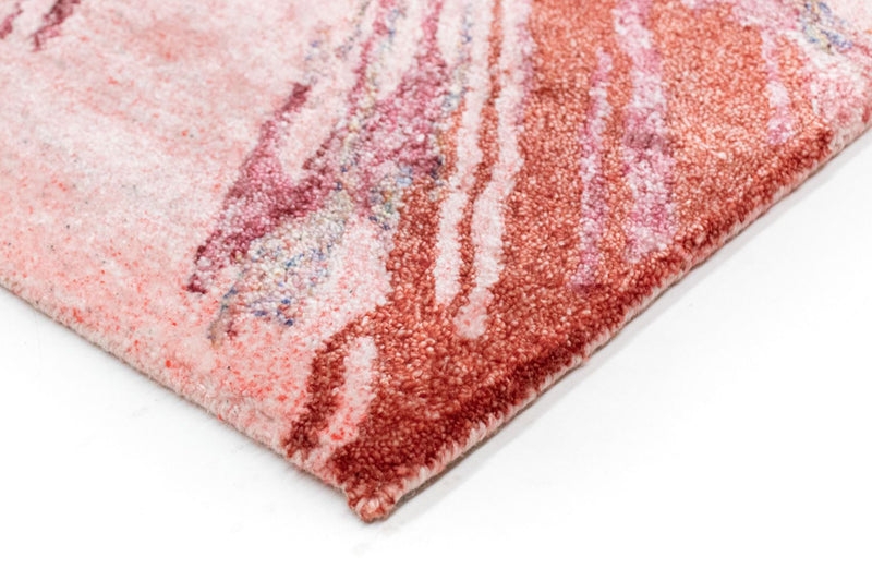 Designerski dywan - 140 x 70 cm - czerwony