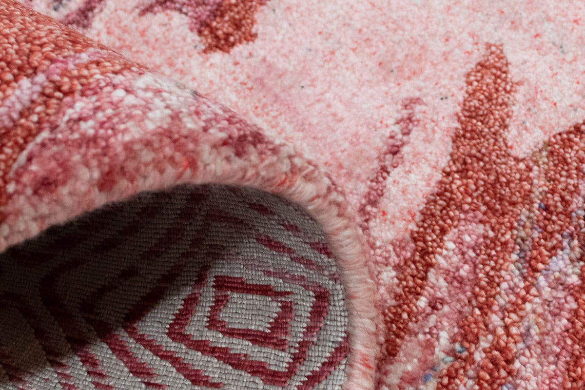 Designerski dywan - 140 x 70 cm - czerwony