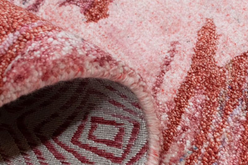 Designerski dywan - 140 x 70 cm - czerwony