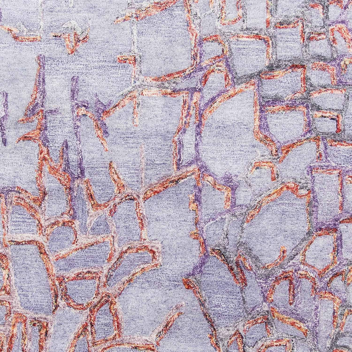 Designerski dywan - 240 x 170 cm - liliowy