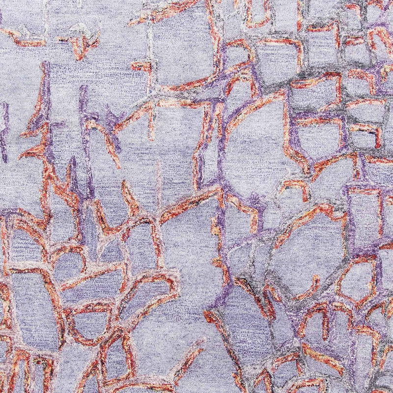 Designerski dywan - 240 x 170 cm - liliowy