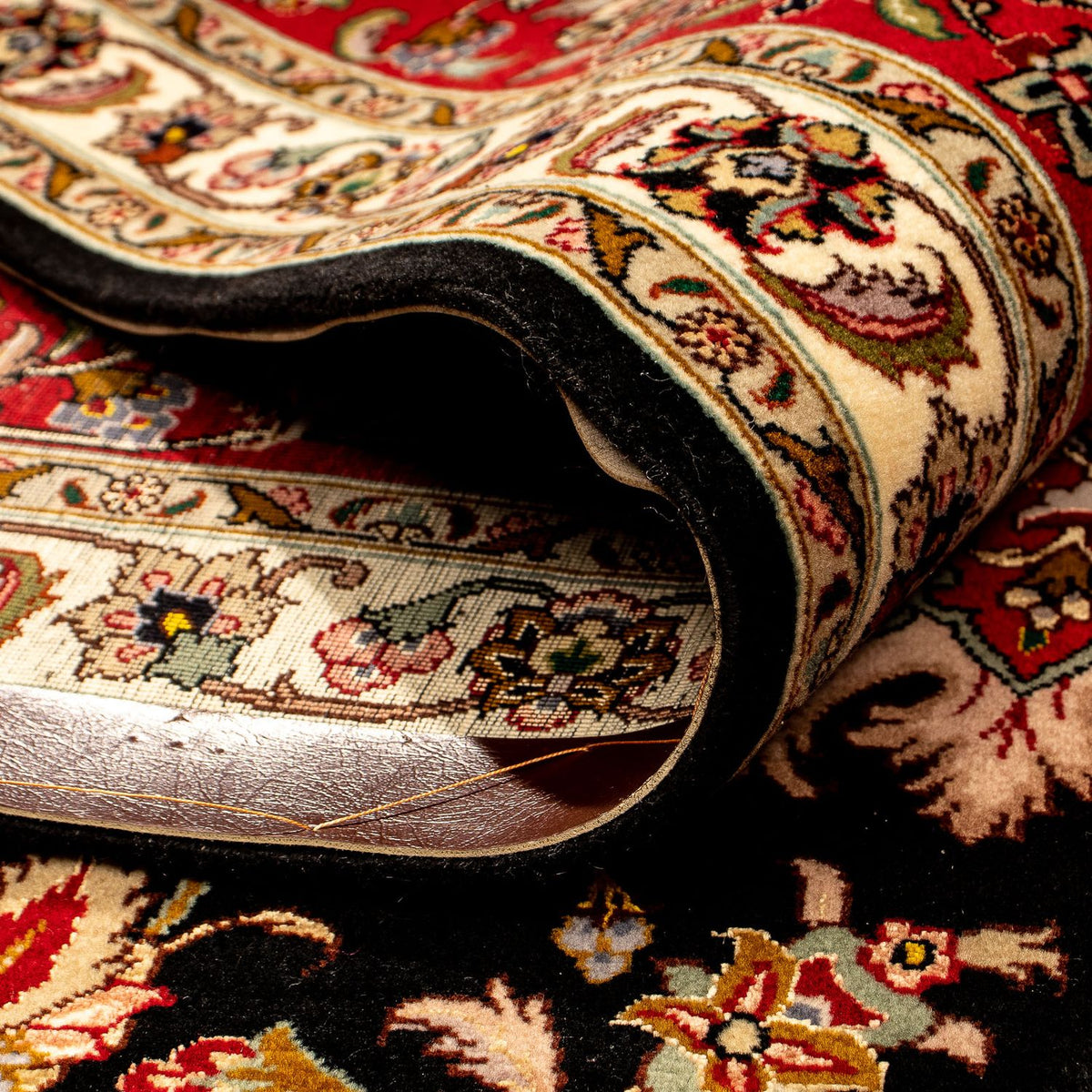 Dywan perski - Tabriz - Królewski - 348 x 250 cm - czerwony