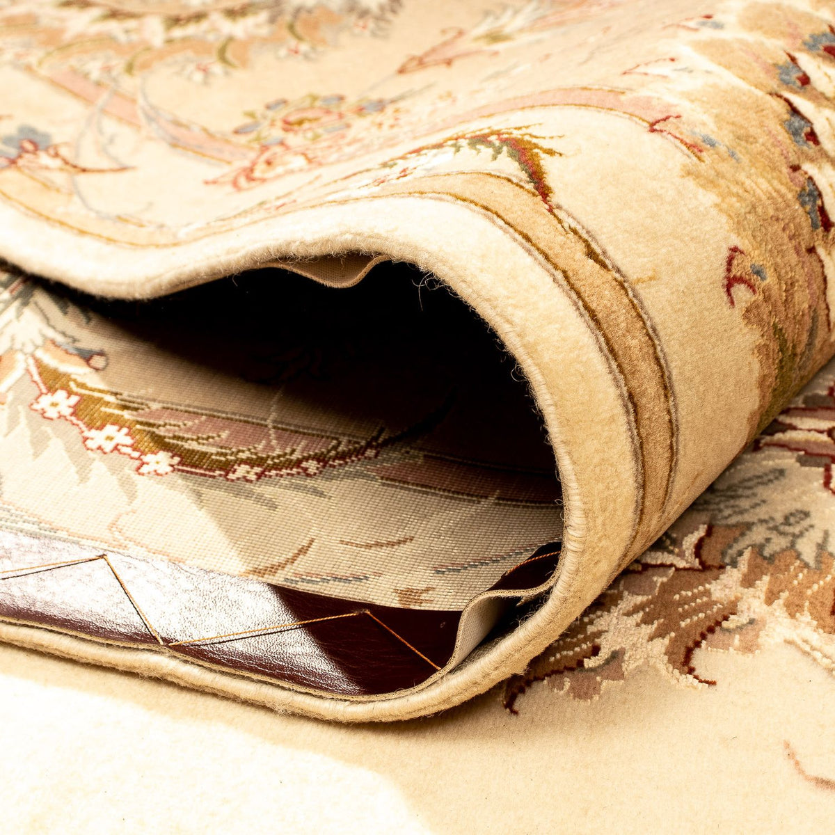 Dywan perski - Tabriz - Królewski - 352 x 256 cm - beżowy