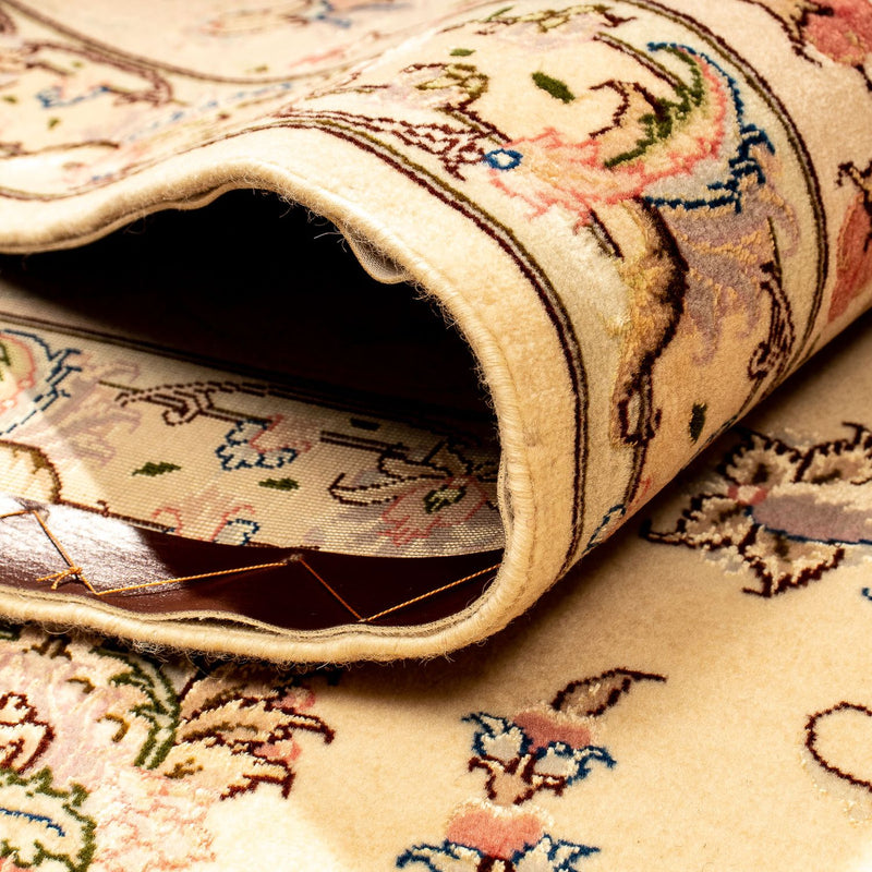 Dywan perski - Tabriz - Królewski - 360 x 257 cm - beżowy