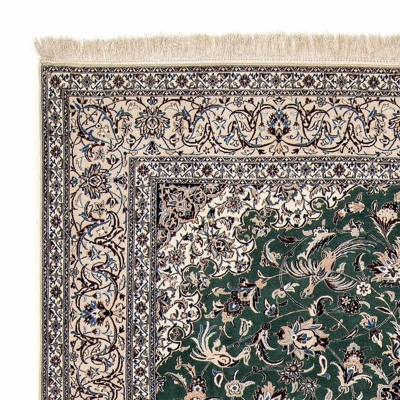 Dywan perski - Nain - Premium - 307 x 206 cm - zielona