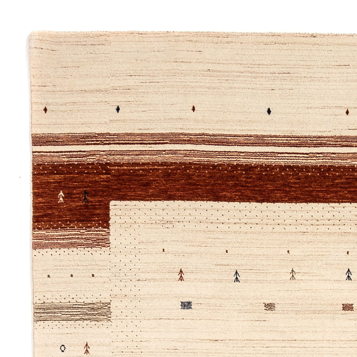 Dywan Gabbeh - Loribaft Perski - 304 x 206 cm - beżowy