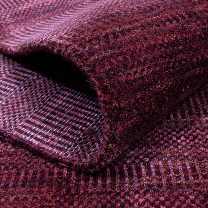 Designerski dywan - 182 x 131 cm - czerwony