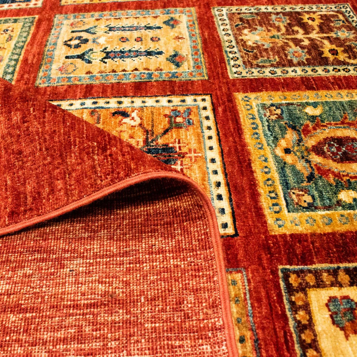 Dywan Zieglera - 339 x 247 cm - ciemna czerwień