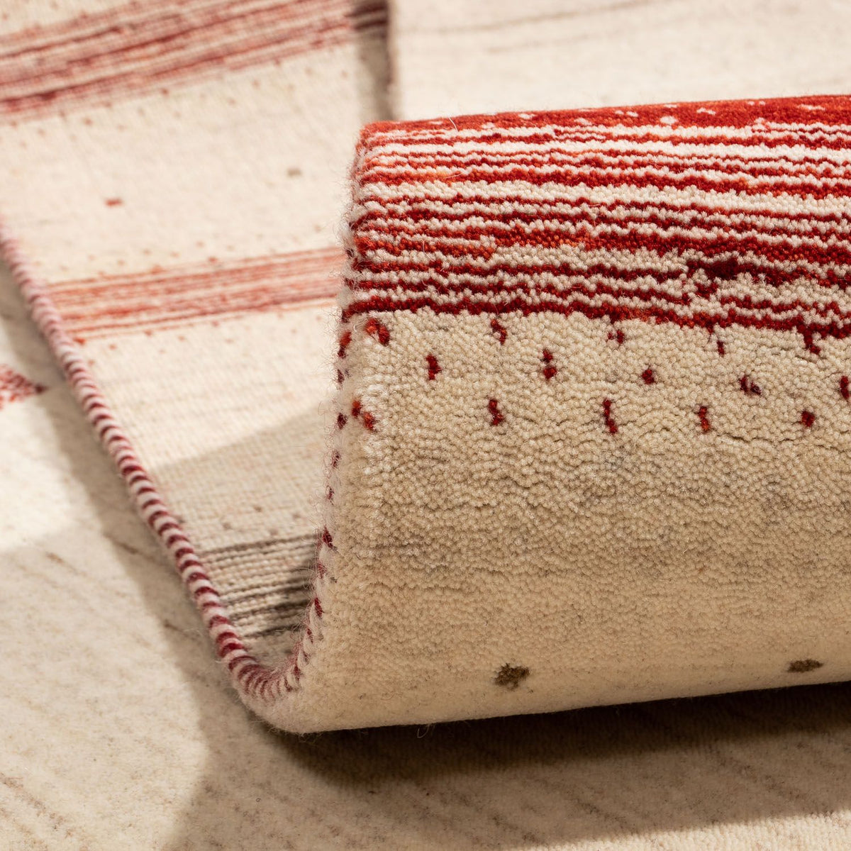 Dywan Gabbeh - Loribaft Perski - 298 x 203 cm - beżowy