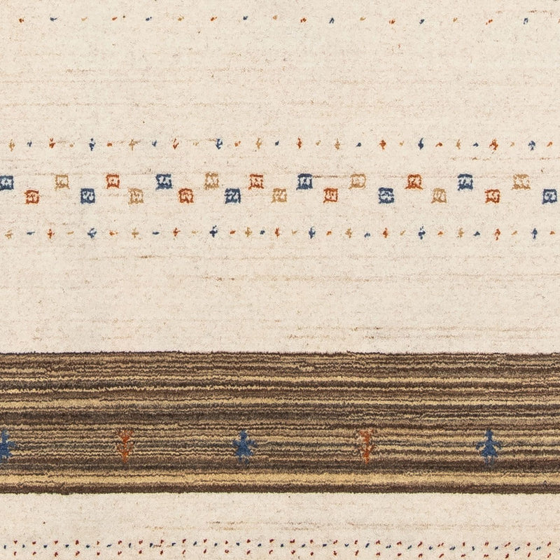 Dywan Gabbeh - Loribaft Perski - 205 x 142 cm - ciemnobrązowy