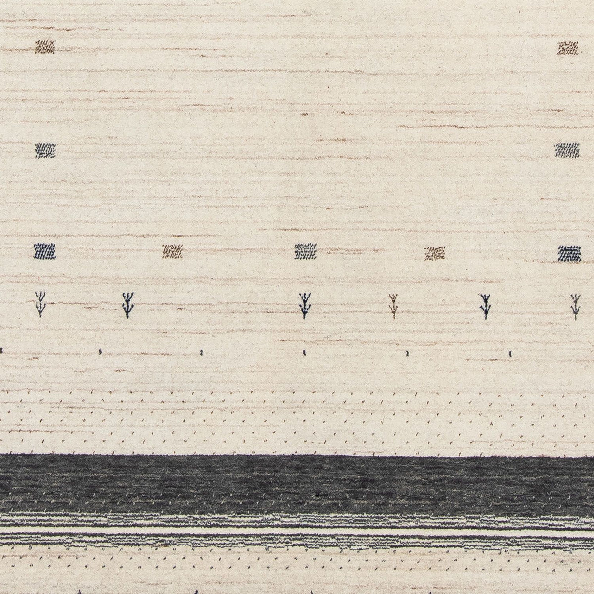 Dywan Gabbeh - Loribaft Perski - 245 x 169 cm - beżowy