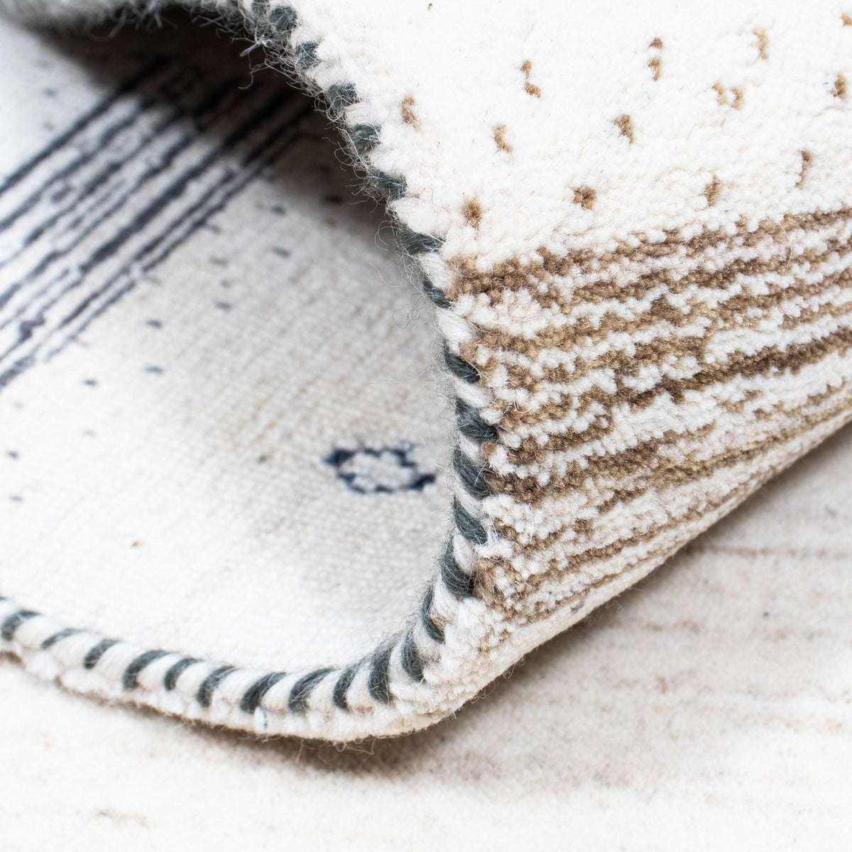 Dywan Gabbeh - Loribaft Perski - 245 x 169 cm - beżowy