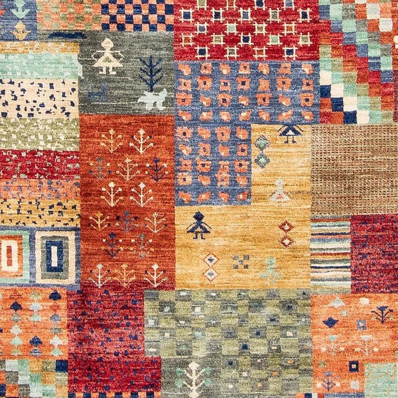 Dywan Gabbeh - Loribaft Perski - 294 x 197 cm - wielokolorowy