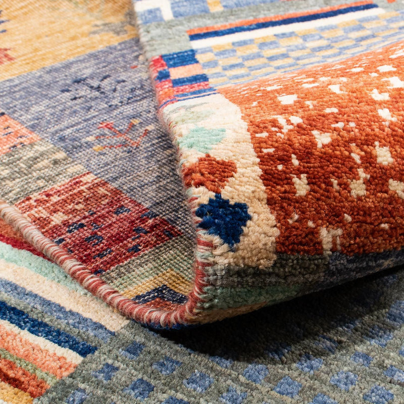 Dywan Gabbeh - Loribaft Perski - 294 x 197 cm - wielokolorowy