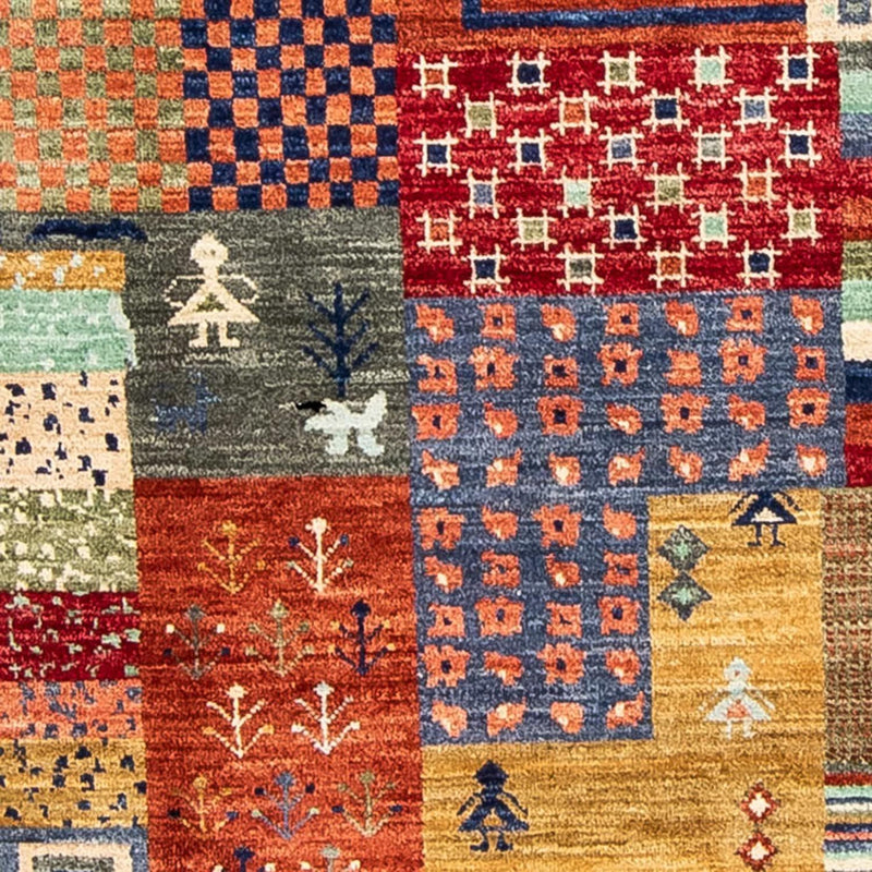 Dywan Gabbeh - Loribaft Perski - 290 x 200 cm - wielokolorowy