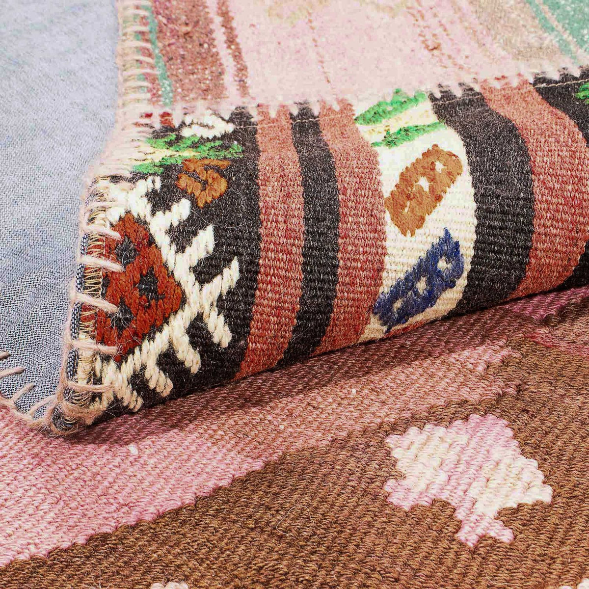 Dywan patchworkowy - 300 x 216 cm - wielokolorowy