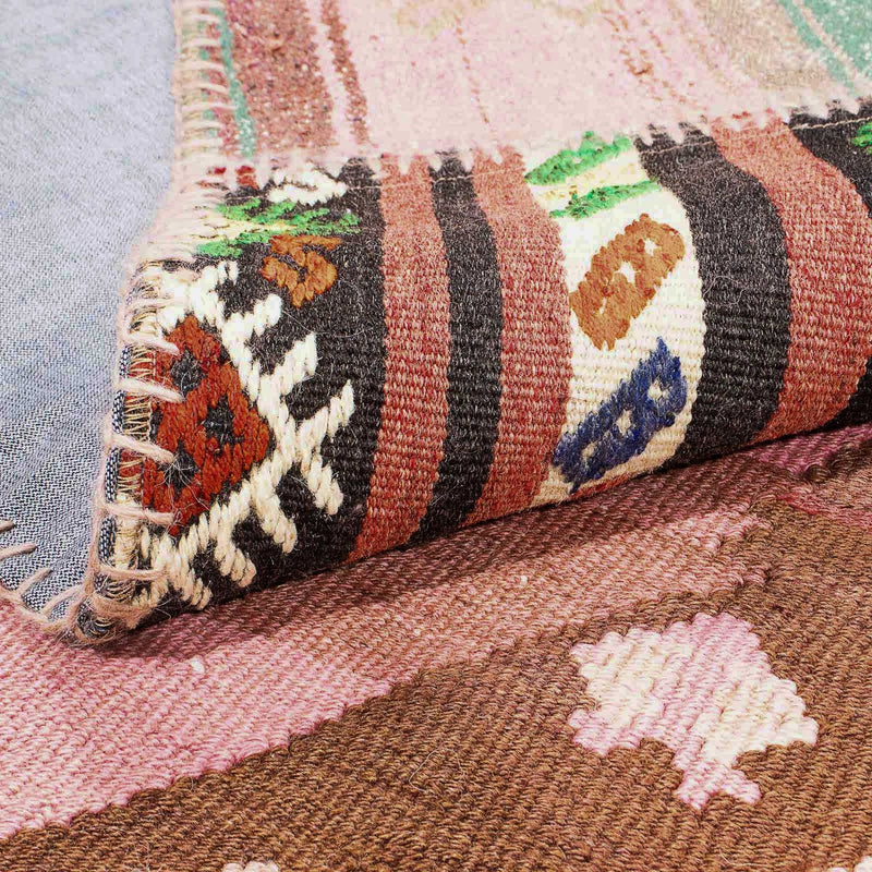 Dywan patchworkowy - 300 x 216 cm - wielokolorowy