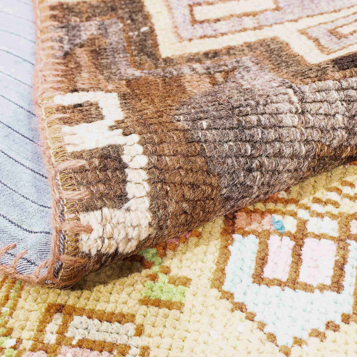 Dywan patchworkowy - 241 x 173 cm - wielokolorowy