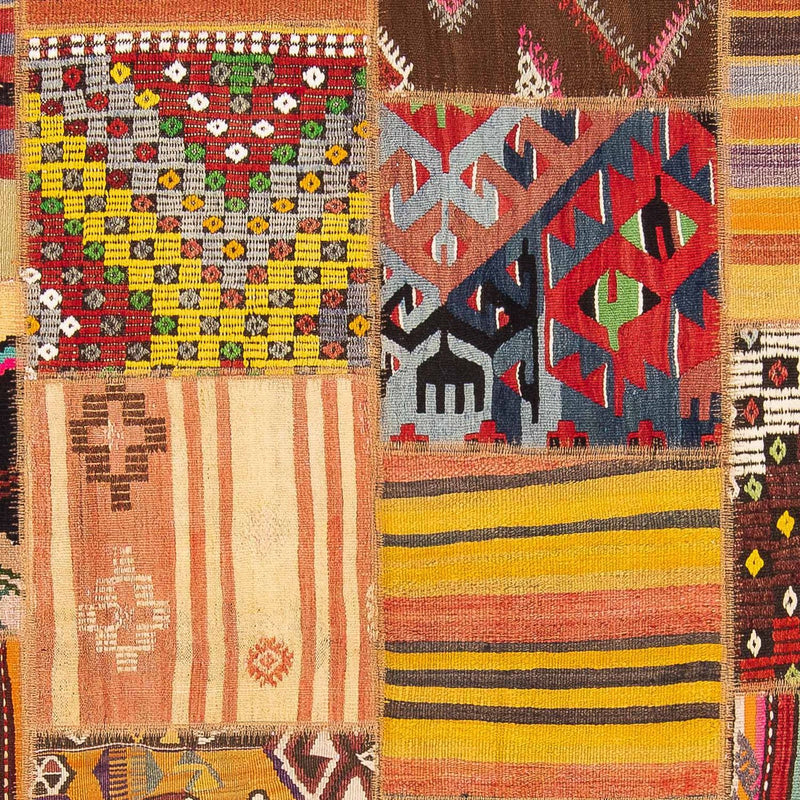 Dywan patchworkowy - 239 x 169 cm - wielokolorowy