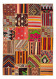 Dywan patchworkowy 236x169cm - Dywan wełniany