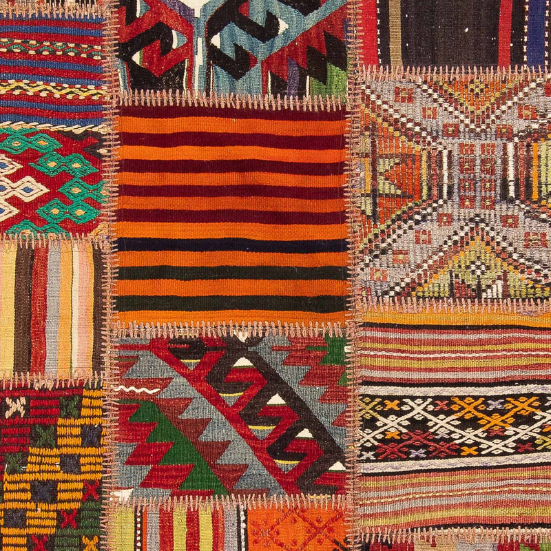 Dywan patchworkowy - 238 x 168 cm - wielokolorowy